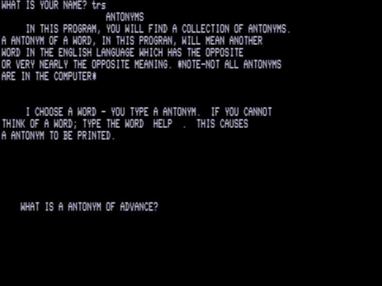 Screen shot